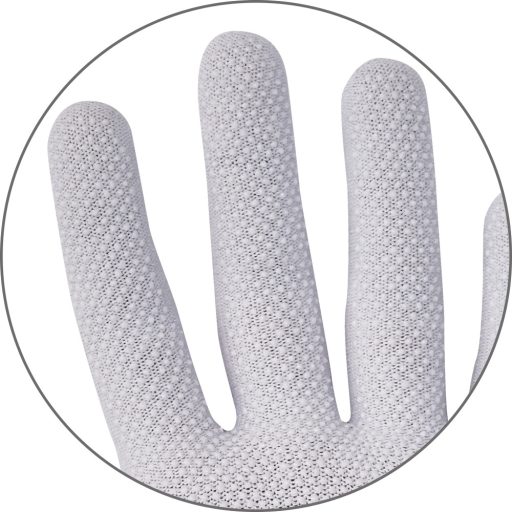 BUSTARD EVO VAM pamutkesztyű+PVC fehér 9
