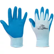 CHUNKY kesztyű nylon, latex tenyér kék 5