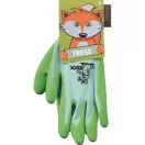 FUDGE kesztyű nylon, latex tenyér zöld 4