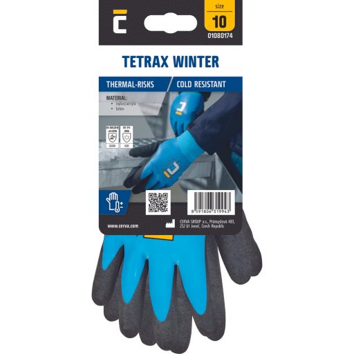 TETRAX WINTER latex védőkesztyű 11