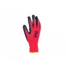 SALANGANA kesztyű pes/latex piros 11