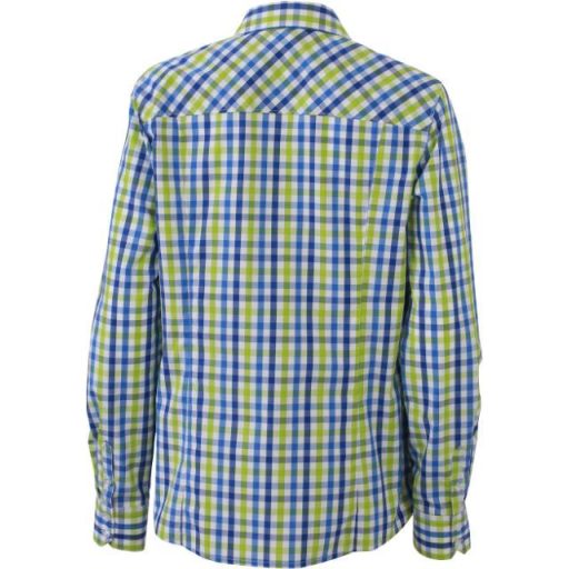 Daiber | JN 616 Kockás poplin hosszú ujjú blúz
