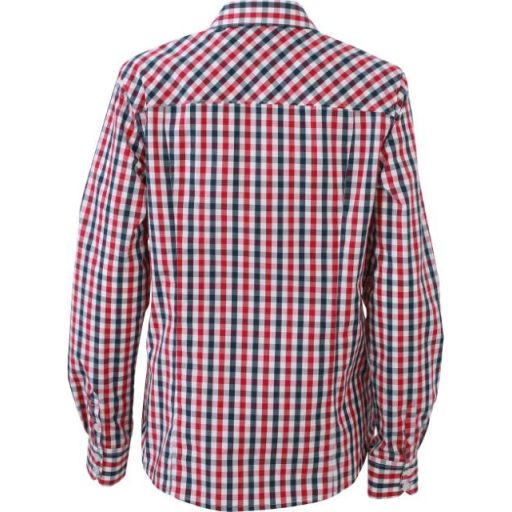Daiber | JN 616 Kockás poplin hosszú ujjú blúz