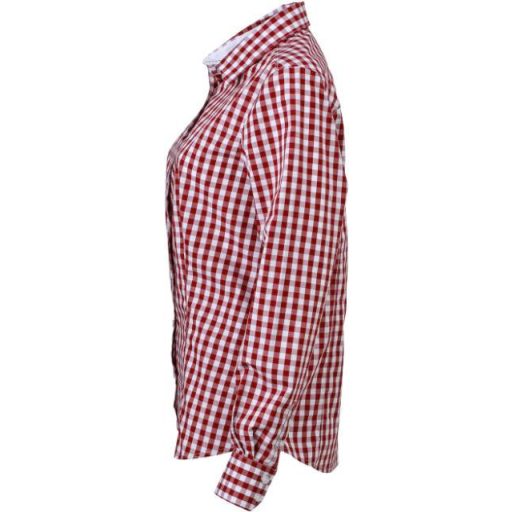 Daiber | JN 616 Kockás poplin hosszú ujjú blúz