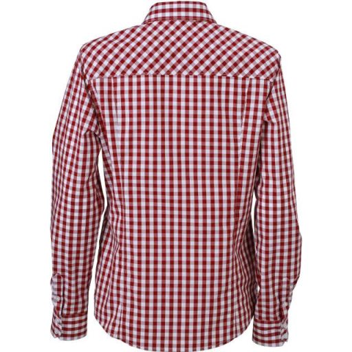 Daiber | JN 616 Kockás poplin hosszú ujjú blúz