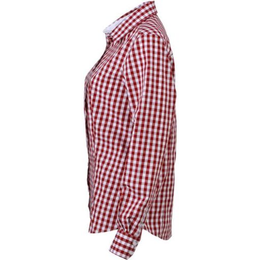 Daiber | JN 616 Kockás poplin hosszú ujjú blúz