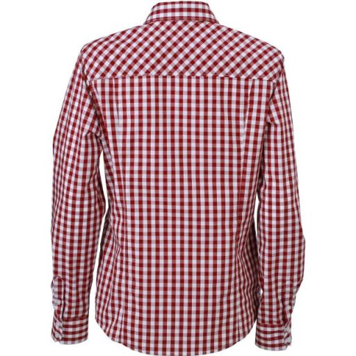 Daiber | JN 616 Kockás poplin hosszú ujjú blúz