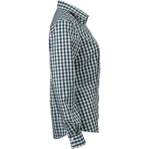 Daiber | JN 616 Kockás poplin hosszú ujjú blúz