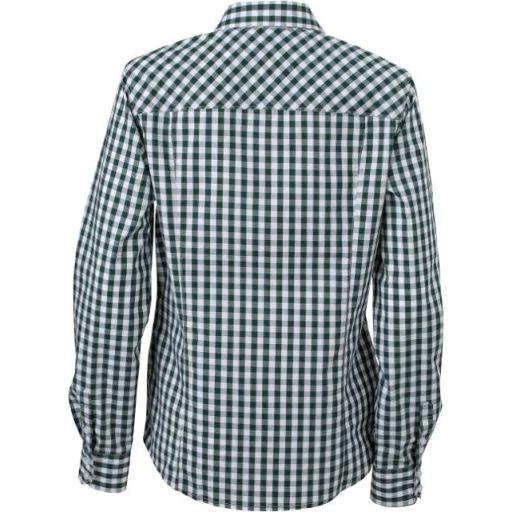Daiber | JN 616 Kockás poplin hosszú ujjú blúz