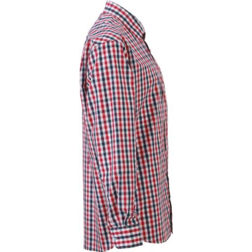 Daiber | JN 617 Kockás poplin hosszú ujjú ing