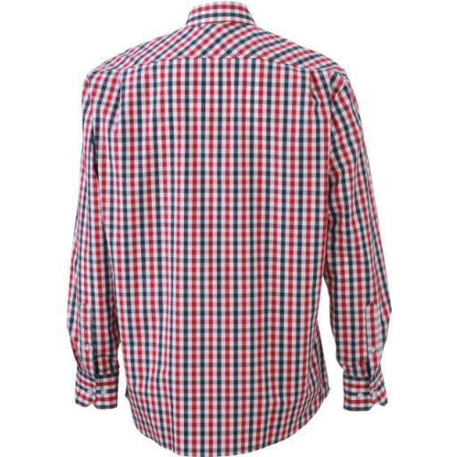 Daiber | JN 617 Kockás poplin hosszú ujjú ing