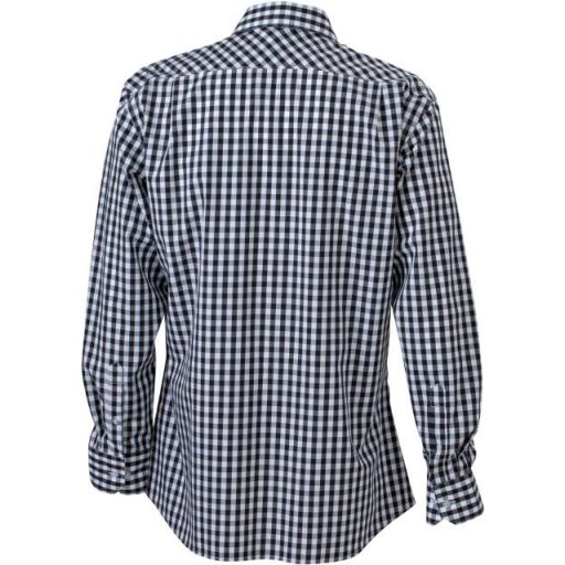 Daiber | JN 617 Kockás poplin hosszú ujjú ing