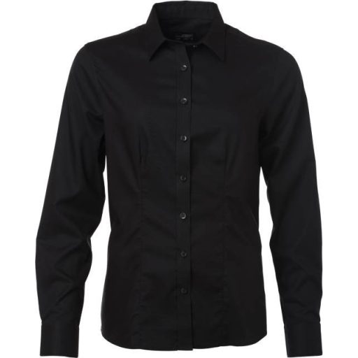 Daiber | JN 681 Hosszú ujjú mikro-twill blúz