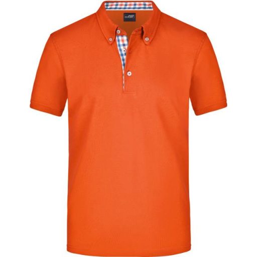 Daiber | JN 964 Férfi button-down piqué póló