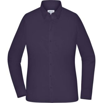 Daiber | JN 1373 Vegyes poplin női blúz, hosszú ujjú