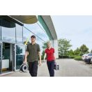 Daiber | JN 1806 Férfi bio munkaruha stretch galléros póló – Egyszínű