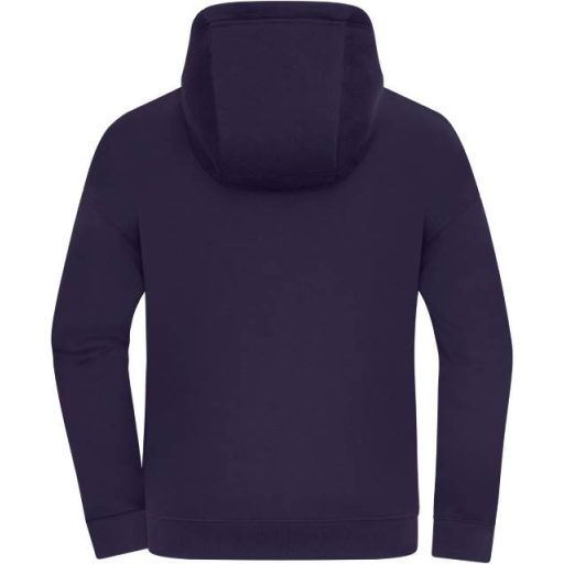 Daiber | 8043 Oversize bio kapucnis cipzáras pulóver