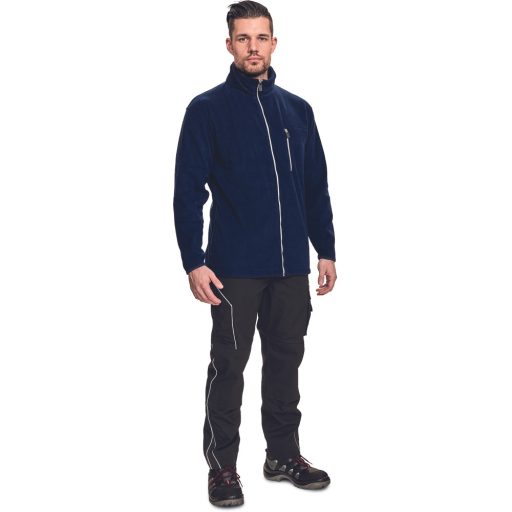 KARELA polár kardigán navy 2XL