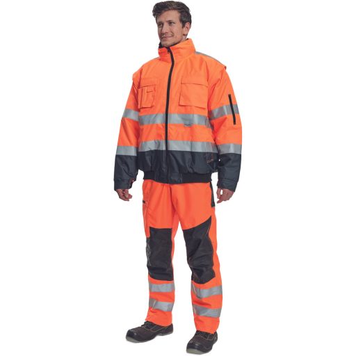 CLOVELLY PILOT dzseki HV narancs/navyXS