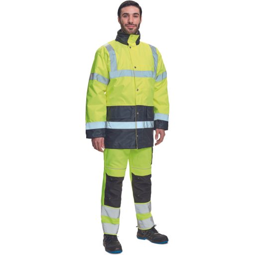 SEFTON kabát HV sárga/navy S