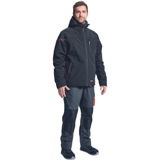 EMERTON WINTER SOFTSHELL dzsek fekete M