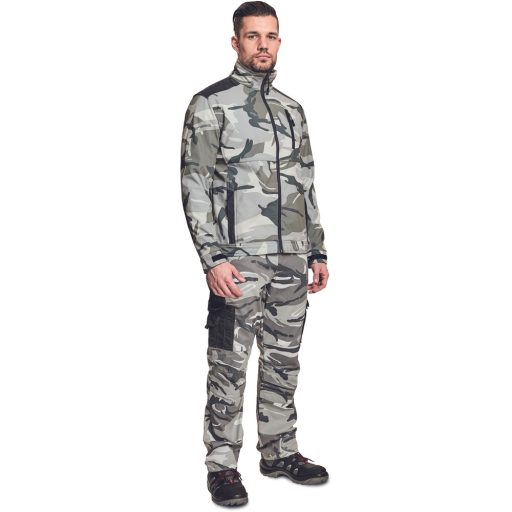 CRAMBE softshell dzseki terepm szürke S