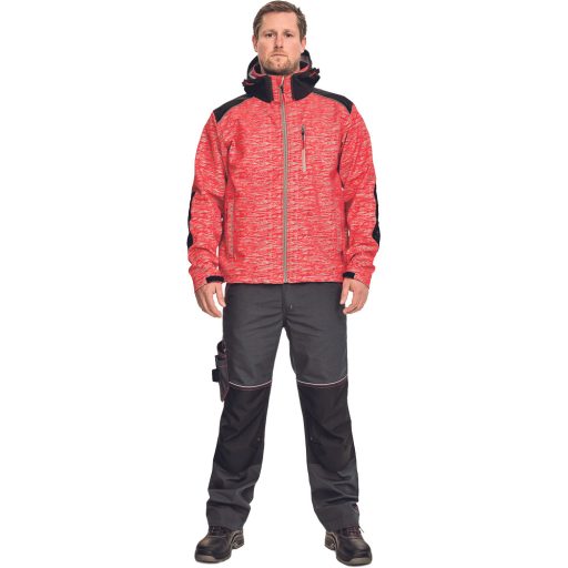 KNOXFIELD softshell dzseki piros 2XL
