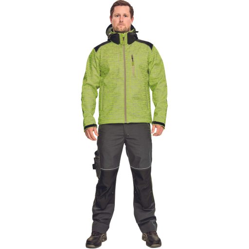 KNOXFIELD softshell dzseki sárga M