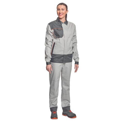 MONTROSE LADY kabát szürke/söt.szürke 54