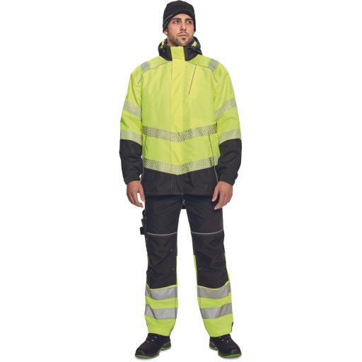 KNOXFIELD PROFI HV kabát sárga 3XL