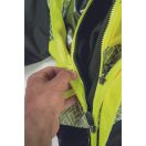 KNOXFIELD PROFI HV kabát sárga 4XL