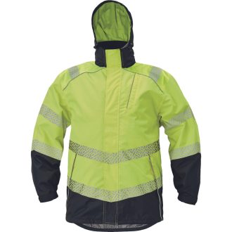 KNOXFIELD PROFI HV kabát sárga 5XL