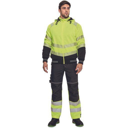 KNOXFIELD PRF HV 2in1 kardigá sárga 5XL