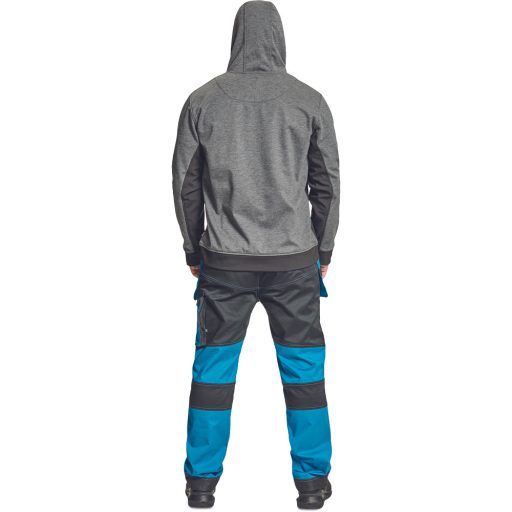 HUYER SOFTSHELL kabát szürke 3XL