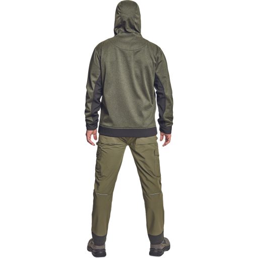 HUYER SOFTSHELL kabát olajzöld XS