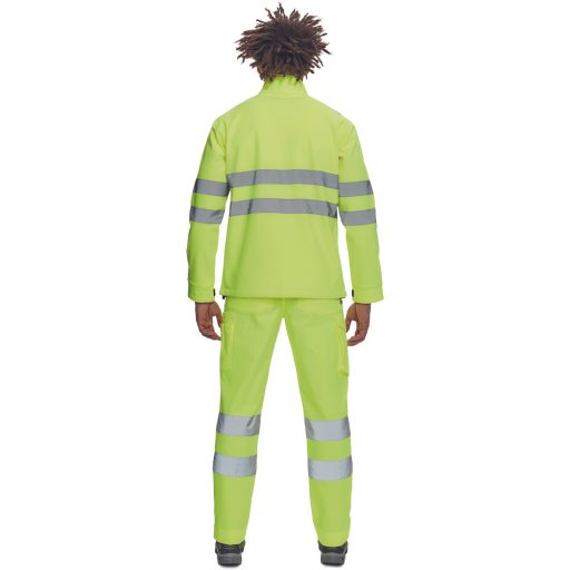 MURCIA HV SOFTSHELL kabát sárga S