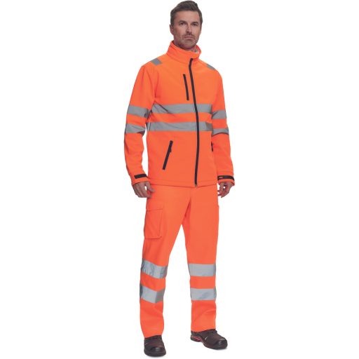 MURCIA HV SOFTSHELL kabát narancssárga M