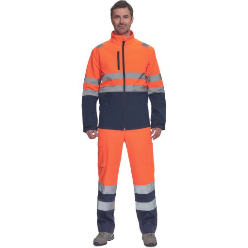 GRANADA HV SOFTSH.kabát narancs/navy XXL