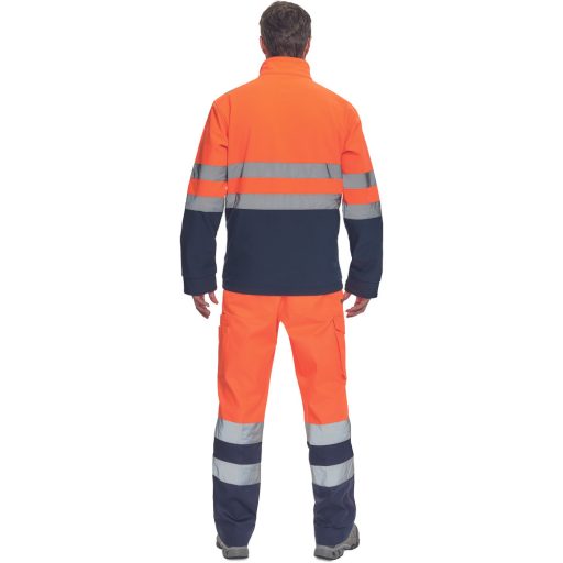 GRANADA HV SOFTSH.kabát narancs/navy XXL