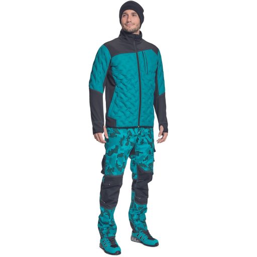 NEURUM SOFTSHELL kabát petrol kék XL
