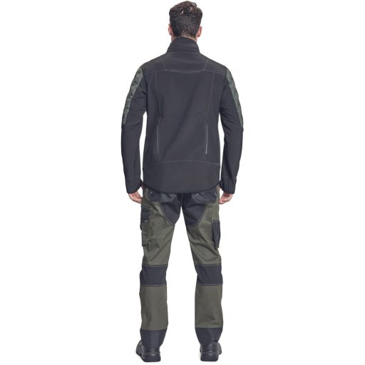 NEURUM SOFTSHELL kabát sötét olajzöld S