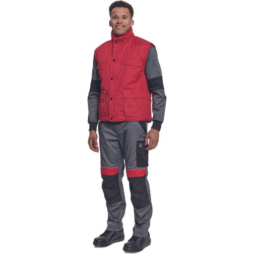 BEAVER mellény piros 3XL