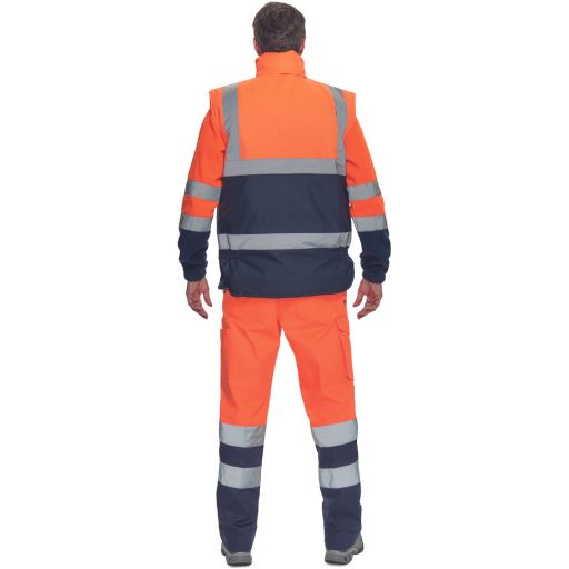 HELLIN HV mellény narancssárga/navy S