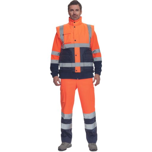 HELLIN HV mellény narancssárga/navy XXL