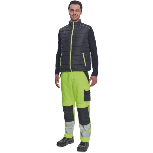 MAX VIVO LIGHT mellény fekete/sárga L