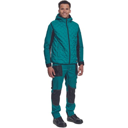 NEURUM Pehely mellény petrolkék 4XL