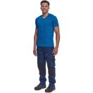 NOYO ESD V-póló royal kék 4XL