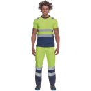MONZON Hi-Vis póló sárga-navy 5XL