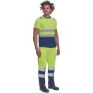 MONZON Hi-Vis póló sárga-navy 5XL