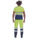 MONZON Hi-Vis póló sárga-navy 5XL